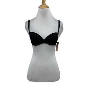 ThirdLove T Shirt Bra Womens 32B Black 24/7 Classic Padded Underwire Comfort